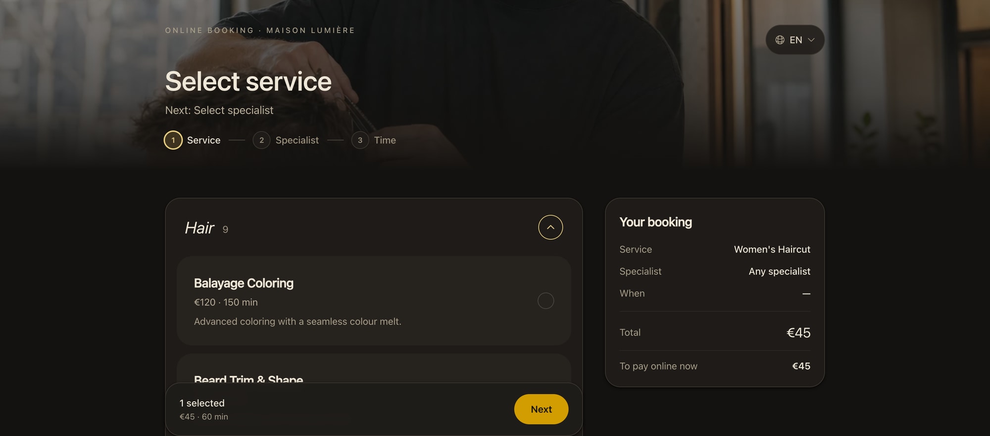 Tervita — Online booking in 12 languages