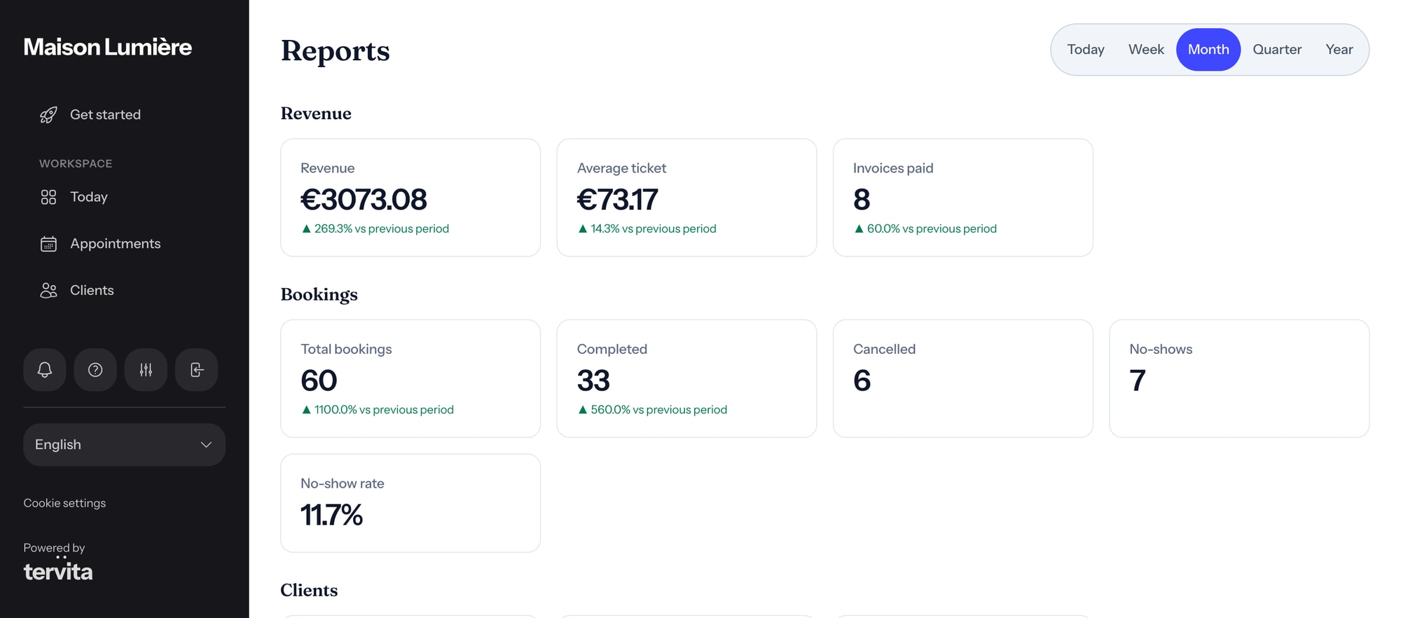 Tervita — Reports & analytics